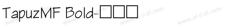 TapuzMF Bold字体转换